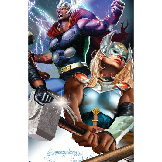 GENERATIONS UNWORTHY THOR & MIGHTY THOR #1 UNKNOWN COMIC BOOKS HORN VIRGIN 8/23/2017