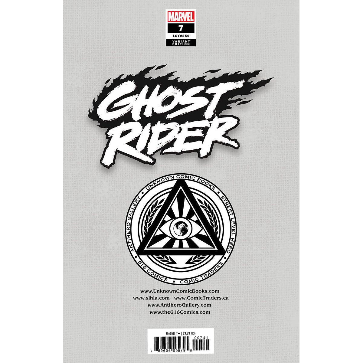 GHOST RIDER #7 UNKNOWN COMICS ALAN QUAH EXCLUSIVE VAR (10/12/2022)