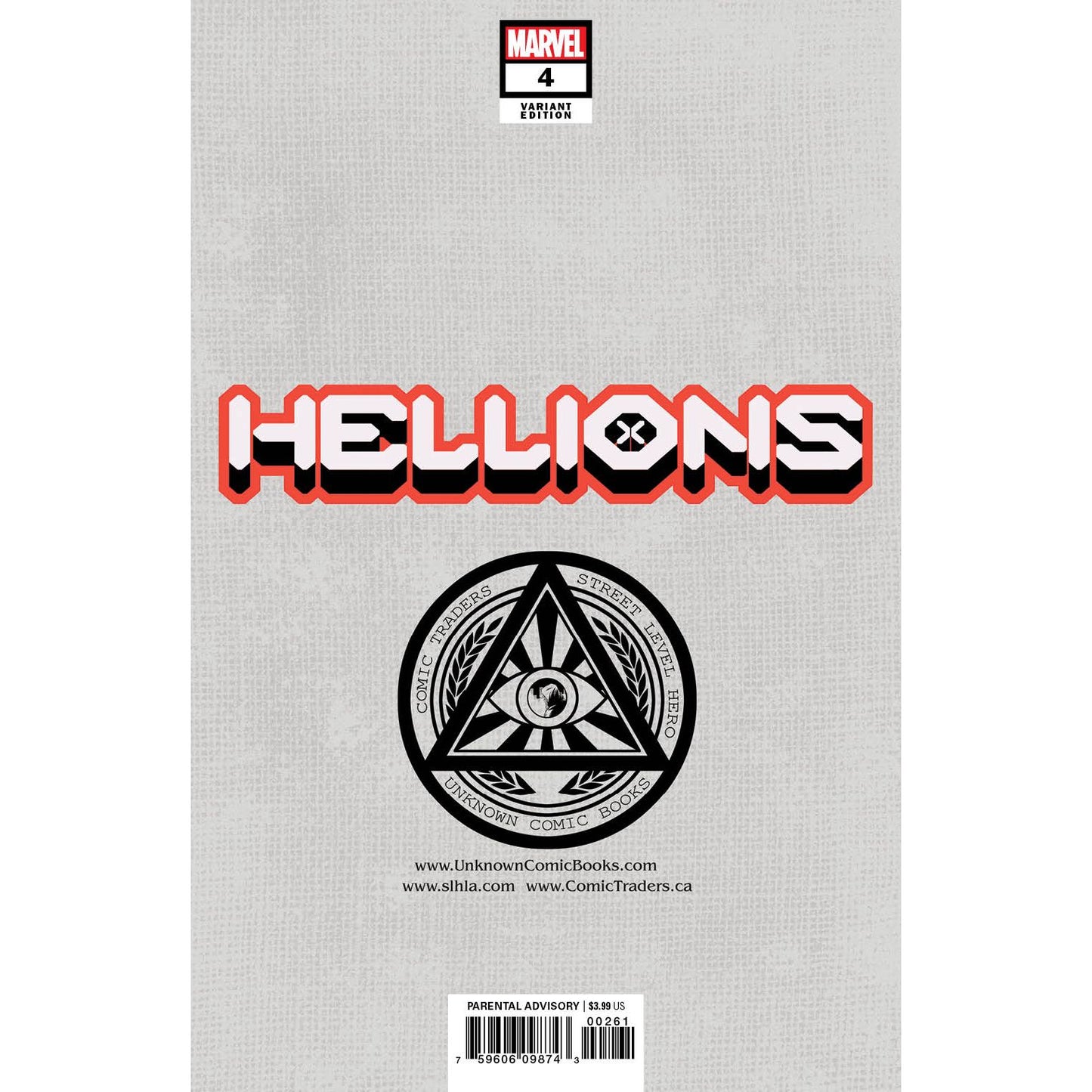 HELLIONS #4 UNKNOWN COMICS JAY ANACLETO EXCLUSIVE VIRGIN VAR (09/16/2020)