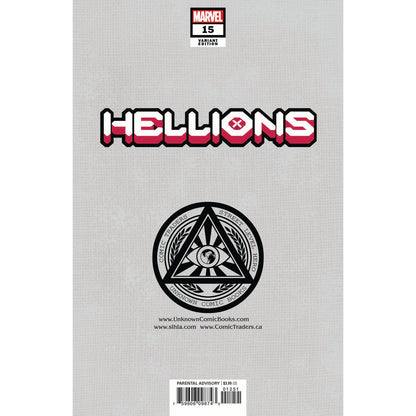 HELLIONS #15 UNKNOWN COMICS STEPHANIE HANS EXCLUSIVE VIRGIN VAR (09/01/2021)