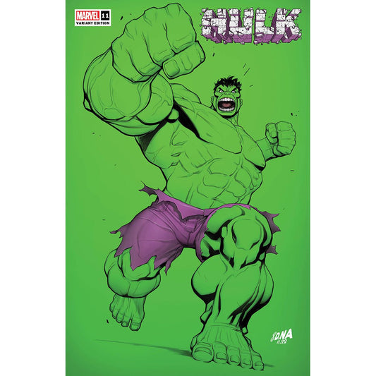 HULK #11 UNKNOWN COMICS DAVID NAKAYAMA EXCLUSIVE COLOR BLEED VAR (01/18/2023)