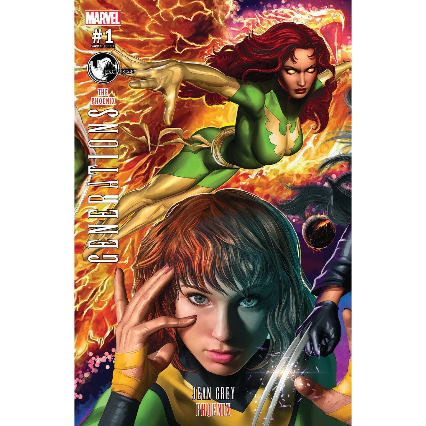 GENERATIONS PHOENIX & JEAN GREY #1 CONNECTING UNKNOWN COMIC BOOKS HORN CVR A 8/9/2017