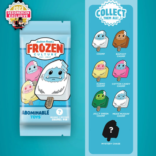 Frozen Culture: Abominable Toys' Chomp Single Enamel Pin series 1