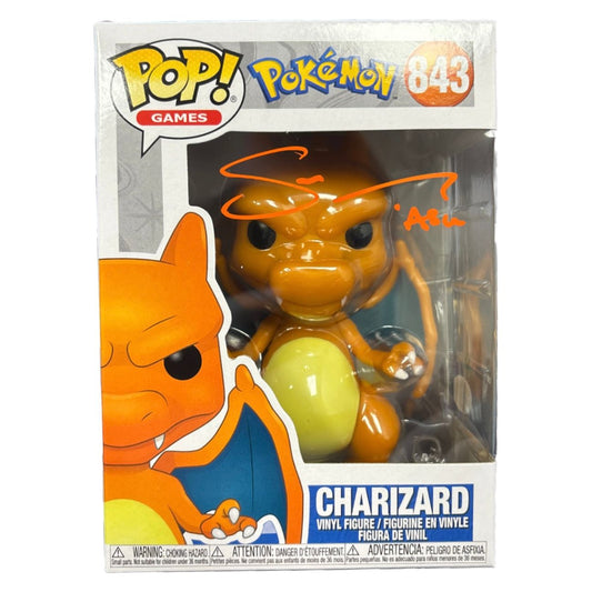 Sarah Natochenny signed Charizard Funko POP! Pokemon #843 JSA Authenticated autograph