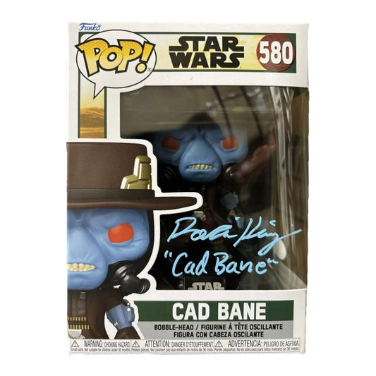 Dorian Kingi signed Cad Bane Funko Pop! Star Wars #580 JSA Authenticated autograph