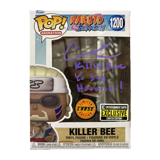 Catero Colbert signed Killer Bee Chase Funko Pop! Naruto #1200 EE Ex JSA Authenticated autograph