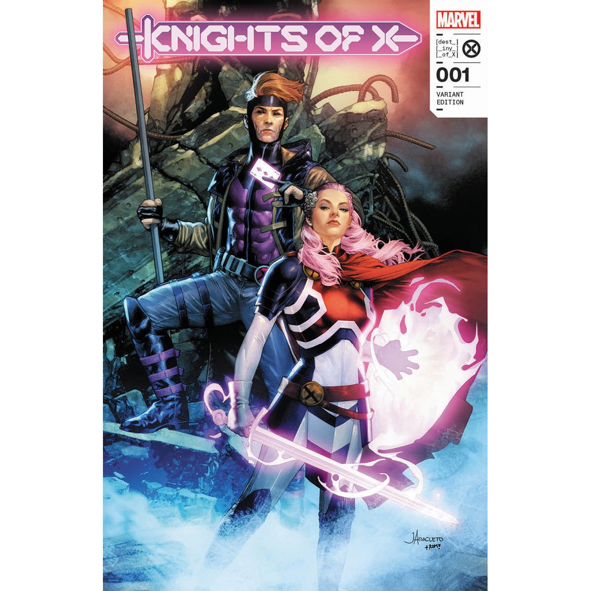 KNIGHTS OF X 1 UNKNOWN COMICS JAY ANACLETO EXCLUSIVE VAR (04/20/2022)