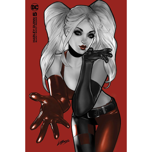 HARLEY QUINN: BLACK WHITE & REDDER #5 LOBOS (616) EXCLUSIVE MINIMAL VIRGIN VAR (12/06/2023)