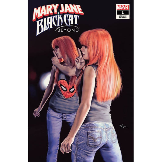 MARY JANE & BLACK CAT: BEYOND 1 UNKNOWN COMICS MARCO TURINI EXCLUSIVE VAR (01/26/2022)