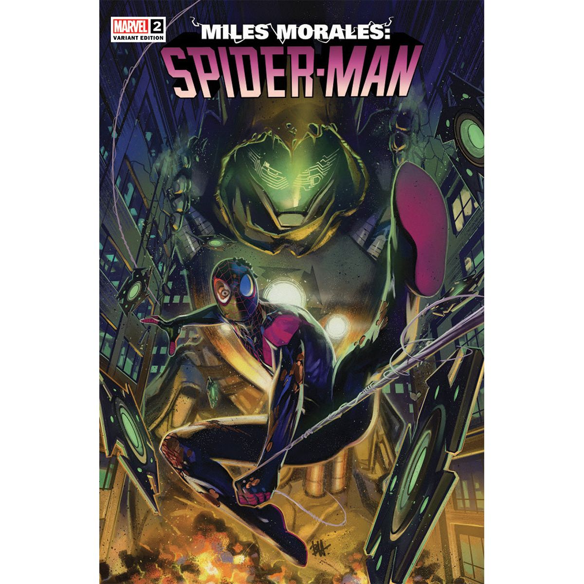 Miles Morales: Spider-man #2 Unknown Comics Ben Harvey Exclusive Var 