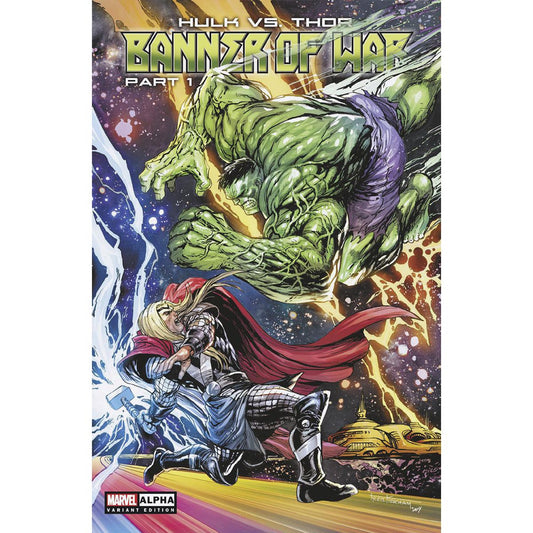 HULK VS. THOR: BANNER OF WAR ALPHA 1 UNKNOWN COMICS TYLER KIRKHAM EXCLUSIVE VAR (05/04/2022) (05/11/2022)