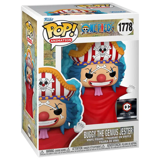 Funko Pop! Buggy the Genius Jester from One Piece #1778 CC Ex