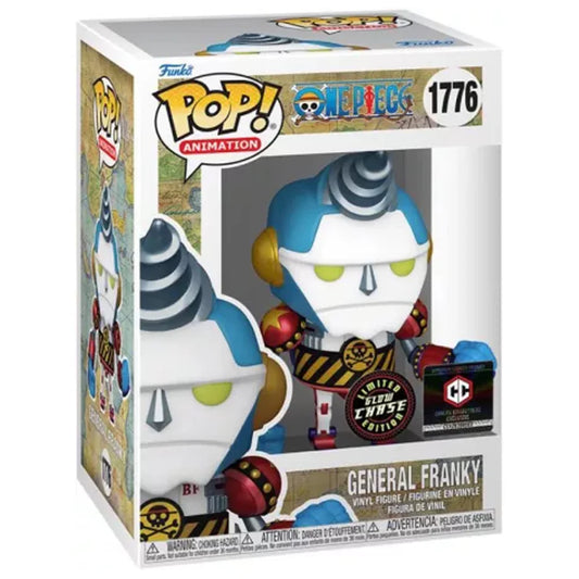 Funko Pop! General Franky Glow Chase from One Piece #1776 CC Ex