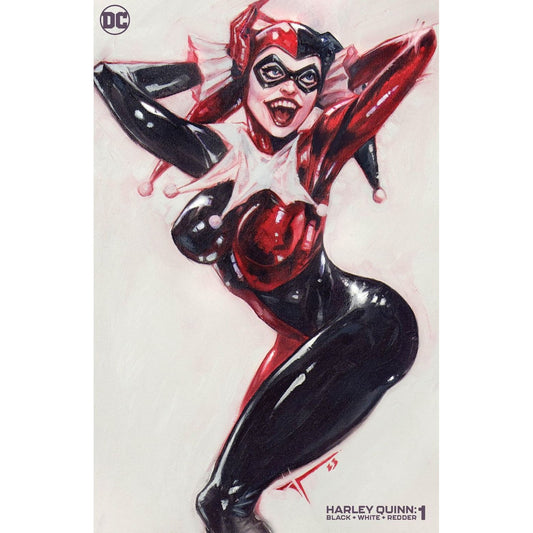 HARLEY QUINN BLACK WHITE REDDER #1 IVAN TAO (616) EXCLUSIVE MINIMAL VAR (08/02/2023)