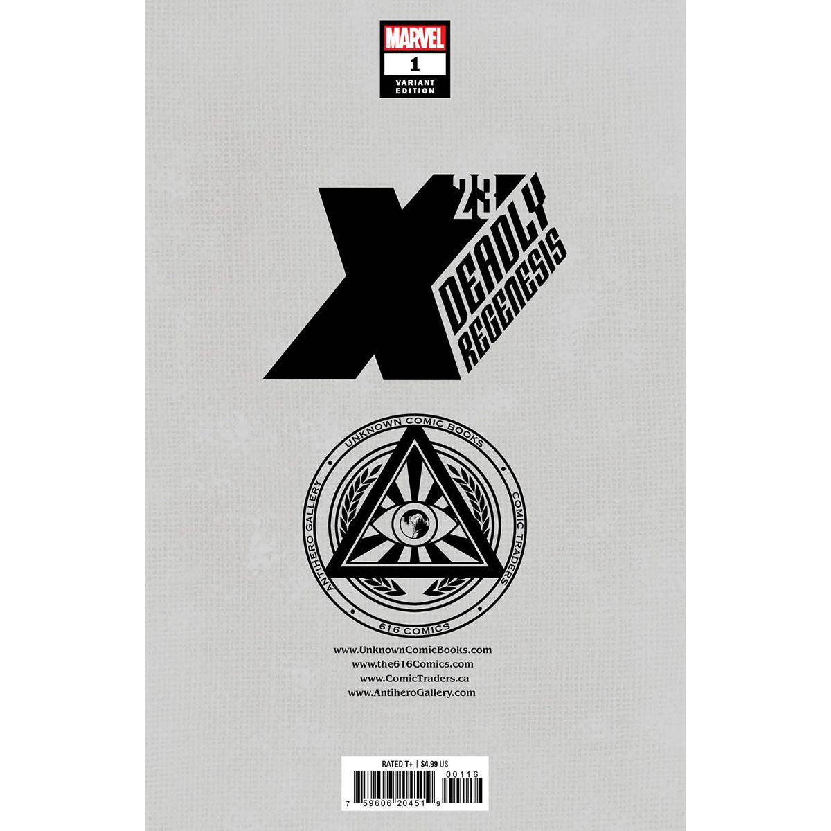 X-23: DEADLY REGENESIS #1 UNKNOWN COMICS R1C0 EXCLUSIVE VAR (03/08/2023)