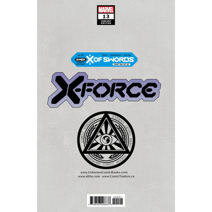 X-FORCE #13 UNKNOWN COMICS MARCO MASTRAZZO EXCLUSIVE VIRGIN VAR XOS (10/07/2020)