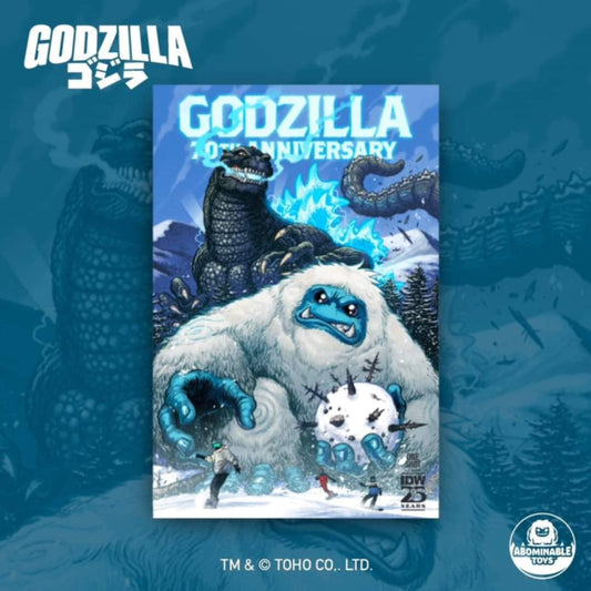 NYCC 2024 Limited Edition Matt Frank Abominable Toys Variant IDW Godzilla 70th Anniversary One Shot Comic