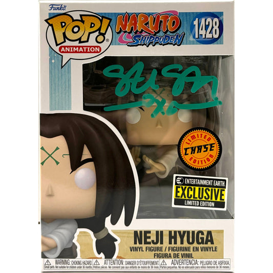 Steve Staley signed Neji Hyuga CHASE Funko Pop! Naruto #1428 EE Ex JSA Authenticated autograph