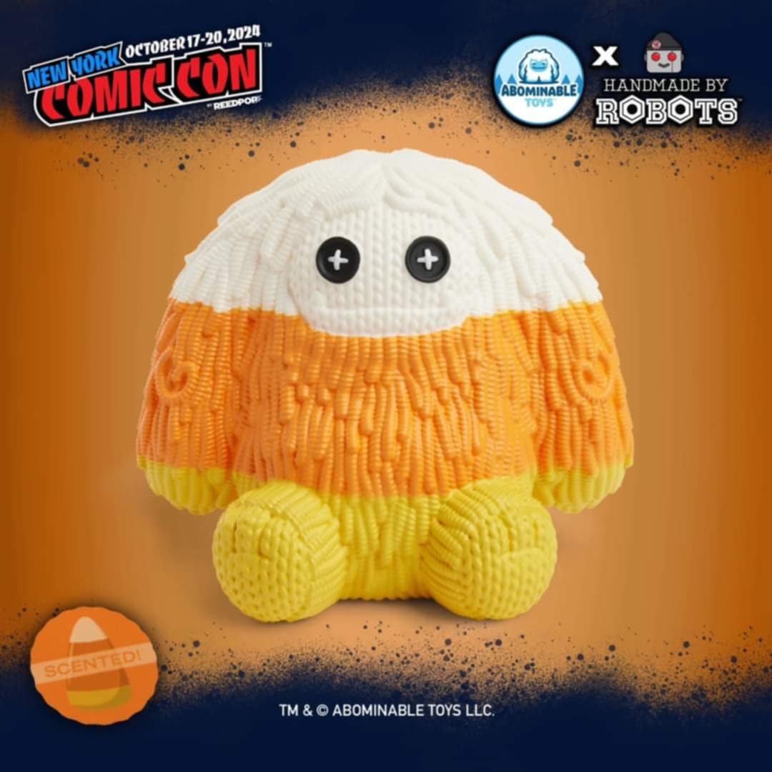 NYCC 2024 Handmade by Robots Candy Corn Scented Chomp Exclusive Vinyl Figure LE 240