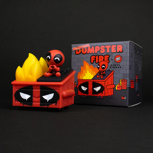 100% Soft Marvel's Deadpool Dumpster Fire Vinyl Figure