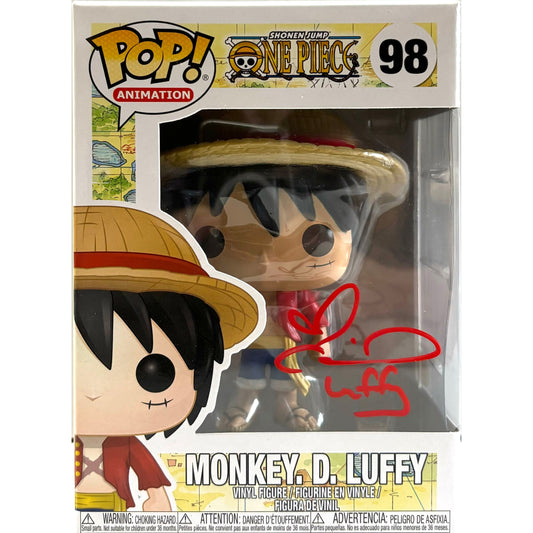 Colleen Clinkenbeard signed Monkey D. Luffy Funko Pop! One Piece #98 JSA Authenticated autograph