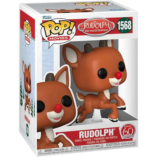 Funko POP! Rudolph from Rudolph the Red-Nosed Reindeer 60th #1568