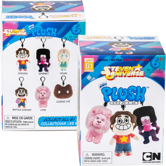 Steven Universe Mystery Pack plush clip-on's