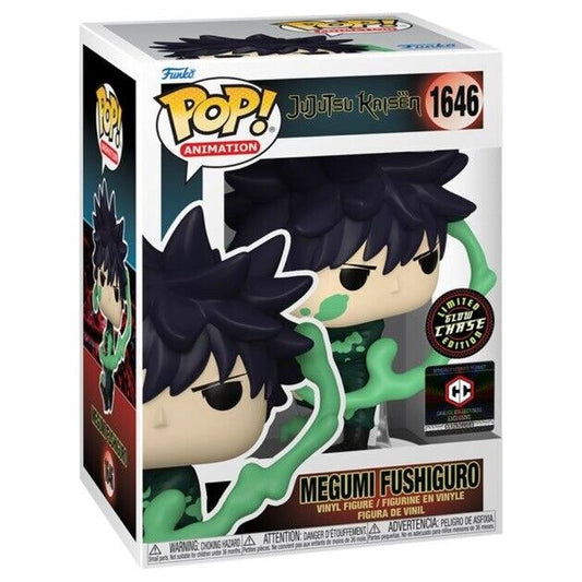 Funko Pop! Megumi Fushiguro Glow Chase from Jujutsu Kaisen #1646 CC Ex