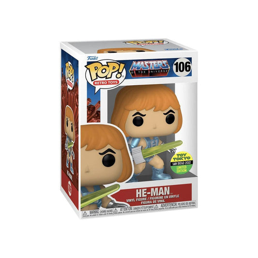 Funko POP! He-man from Masters of the Universe #106 Toy Tokyo SD 2022