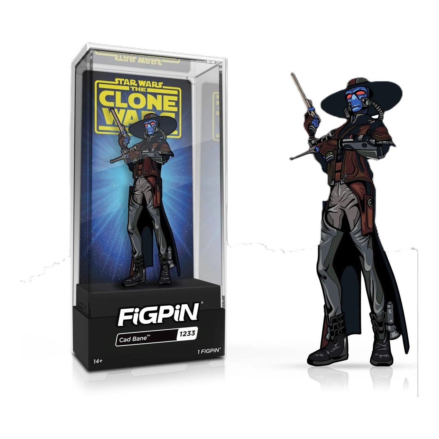 Figpin Cad Bane from Clone Wars #1233 Pops and Pins Ex LE 1000