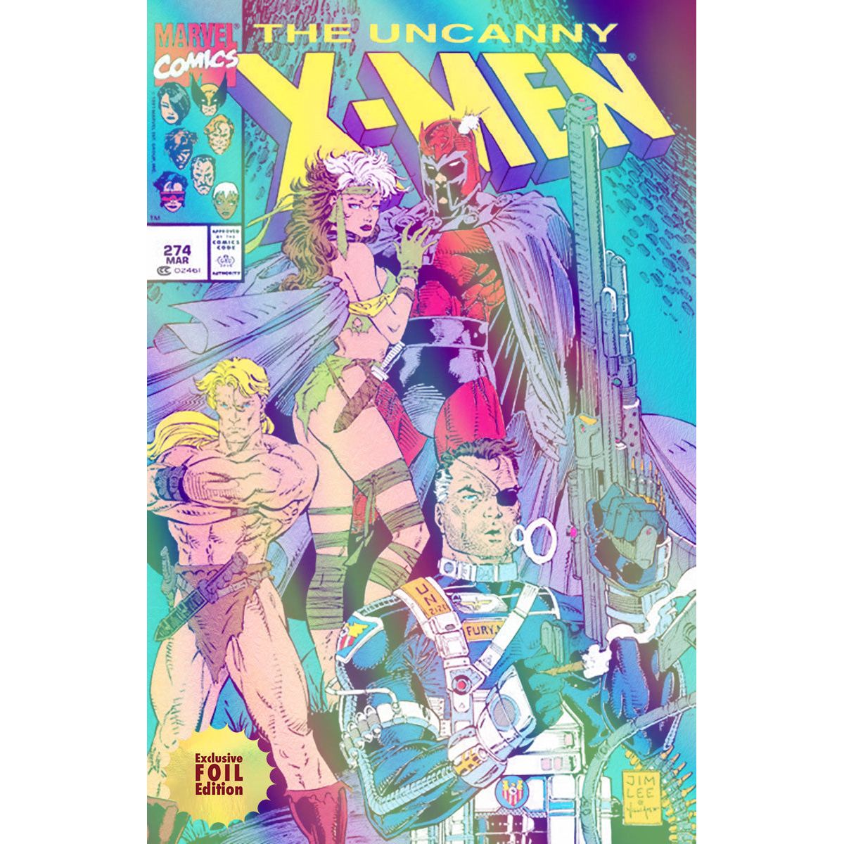 [Foil] Uncanny X-Men #274 Facsimile Unknown Comics Exclusive Var (09/04/2024)