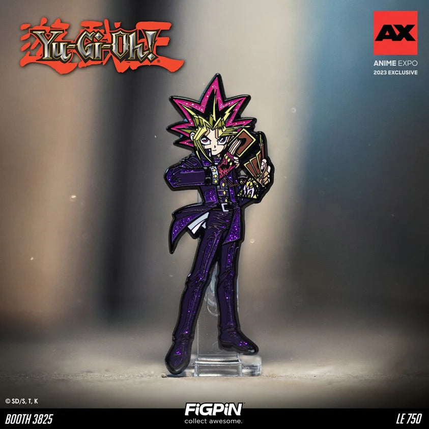 Figpin Yami Yugi Glitter from Yu-Gi-Oh! #1207 Anime Expo Ex LE 750