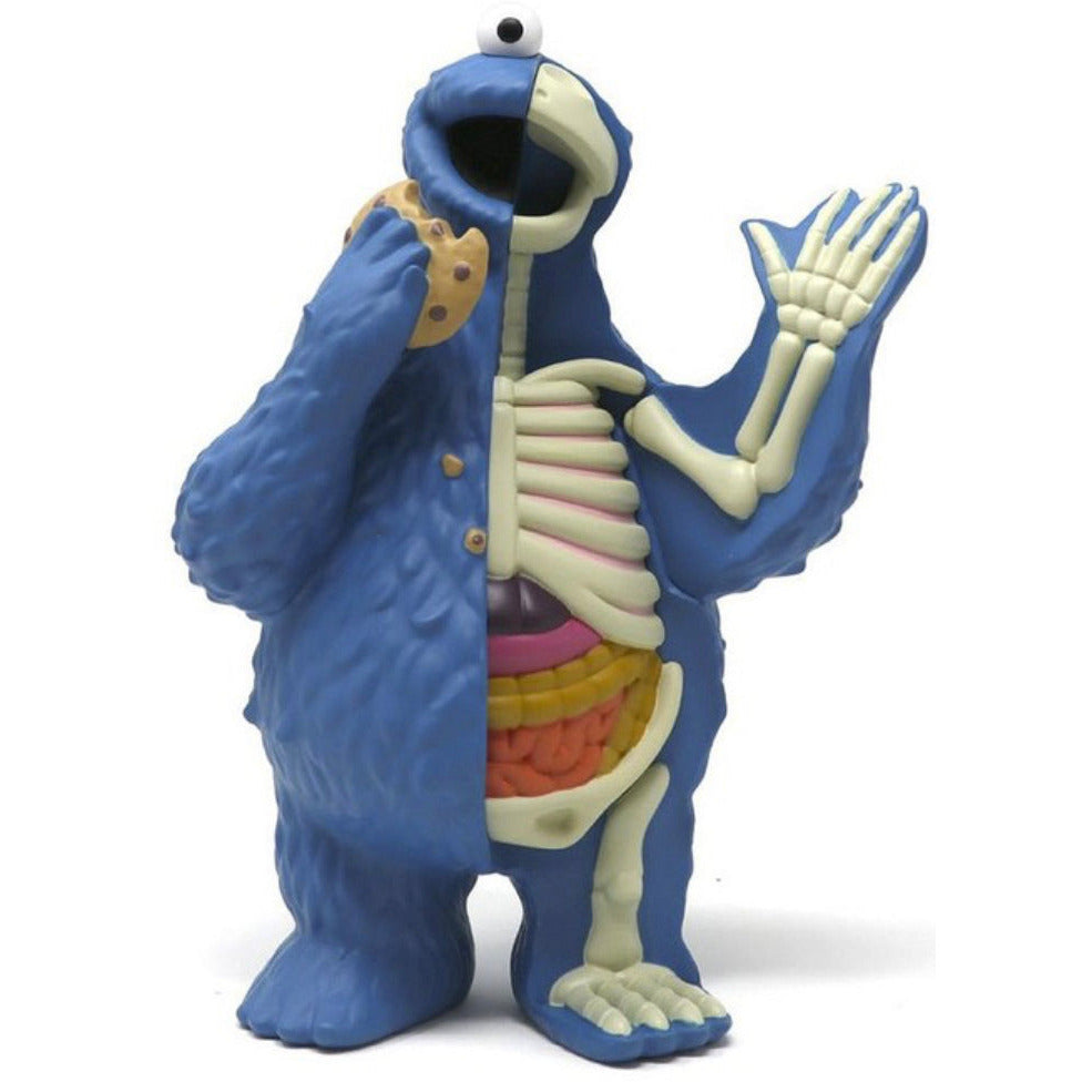 Sesame Street Cookie Monster Mighty Jaxx XXray Plus 8 figure in stock