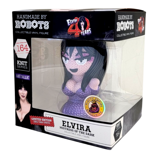 HANDMADE BY ROBOTS PLASTIC EMPIRE EXCLUSIVE ELVIRA MISTRESS OF THE DARK  LIMITED 666 PIECE FIGURE IN STOCK